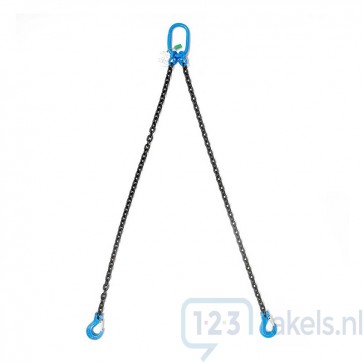 ELLERchain 2-Sprong met gaffelhaak 8mm