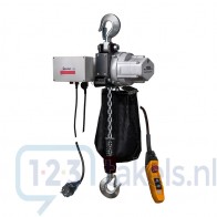 DELTA Karweitakel 230V 1 Ton met 1 part